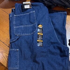Berne Men's Blue Denim Overalls